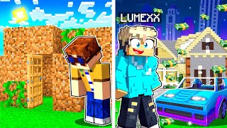 NOOB vs HACKER Ich PRANKE ihn im BAUBATTLE  Minecraft mit LumeXx [upl. by Meisel]