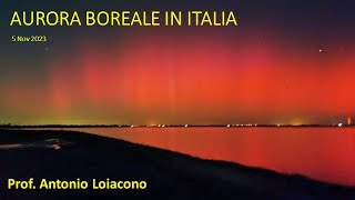 AURORA BOREALE VISIBILE DALLITALIA [upl. by Dierdre391]