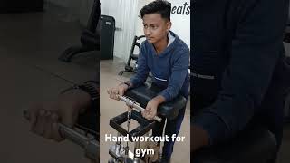 Hand workout for gym 🏋️‍♀️ [upl. by Morette]