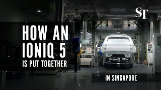 How the Ioniq 5 is assembled at Hyundais Innovation Centre [upl. by Ylicec208]