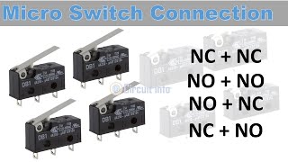 Micro Switch Connection Diagram CircuitInfo Switch [upl. by Ulrika995]