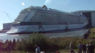 Stapellauf der Celebrity REFLECTION in Papenburg [upl. by Anaerdna]