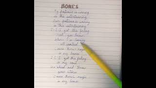 Bones songsongimaginary bones [upl. by Norym]