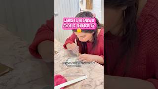 Arcilla blanca vs terracota arcilla ceramicafria diy manualidades [upl. by Shayna212]