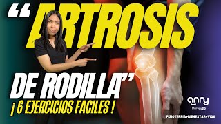 Artrosis de Rodilla 😣  Rutina de Ejercicios para Mejorar Movilidad y Fuerza 💥artrosis rodilla [upl. by Creath]