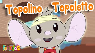 Topolino Topoletto  Canzoni per Bambini di YesKids [upl. by Hastings]