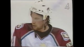 Colorado Avalanche vs Detroit Red Wings Match 2 TV4 maj 1999 [upl. by Yacov]