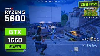 Fortnite Chapter 5  Ryzen 5 5600  GTX 1660 Super  Performance Mode [upl. by Aiciram227]