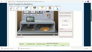 Emissivity Measurement Apparatus Virtual Laboratory [upl. by Beacham]