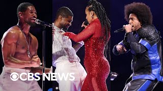 Watch Ushers Super Bowl halftime show highlights surprise guests [upl. by Nazler702]