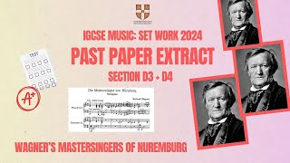 WAGNER Extract  Set Work IGCSE Music June 2024 Mastersingers of Nuremburg Overture [upl. by Sikko]