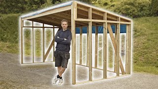 This is Almost Too Easy  I Made a Simple Shed Using Only Decking Boards [upl. by Clements]