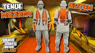 ✔AVOIR UNE TENUE MODDER TRYHARD Jogger Blanc Gilet Eboueur  Gta 5 Online [upl. by Oedama]