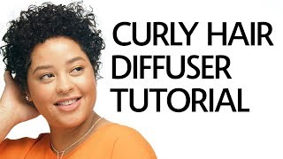 Get Ready With Me Curly Hair Diffuser Tutorial  Sephora [upl. by Sirk152]