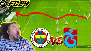 31 METRE FÜZE GOL  FENERBAHÇETRABZONSPOR DERBİSİ EA FC 24 [upl. by Star893]