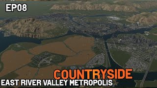 Cities Skylines 2 8 European styled farms layout Speedbuild 230k metropolis [upl. by Amalbena746]