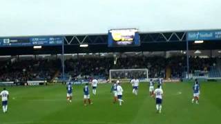 Portsmouth fans singing quotwere waiting for youquot [upl. by Harat]