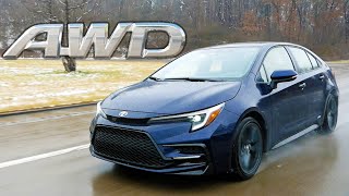 Review 2024 Toyota Corolla Hybrid AWD  Likable but Hard to Justify [upl. by Ahsitaf]