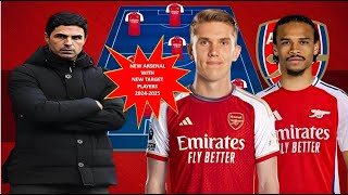 NEW ERA  STRONGEST Arsenal Predicted Line up Under Mikel Arteta with Leroy Sane amp Viktor Gyökeres [upl. by Jannel61]