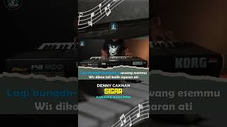 SIGAR  Karaoke Nada Pria  DENNY CAKNAN  shorts shortvideo short [upl. by Vitia408]