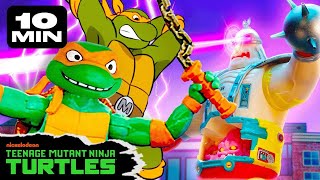 Ninja Turtle TOYS Meet Themselves in Another Dimension 🤯  TMNT [upl. by Eniksre593]