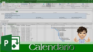 02  Microsoft Project 2016  Calendario [upl. by Husha35]