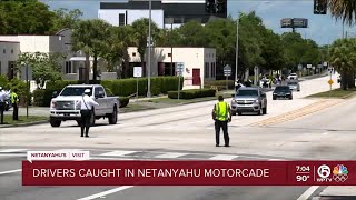 Road closures hamper traffic during Netanyahu visit [upl. by Ariahaj]