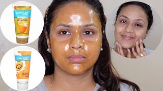 Skincare On Budget  Review Everyuth Naturals Scrub Peel Off Mask Home Facial [upl. by Livvie]