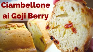 CIAMBELLONE ALLE BACCHE DI GOJI FATTO IN CASA  Homemade Goji Berry Cake [upl. by Enilrae706]