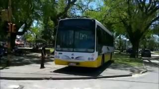 Buses Rosarinos  omnibus Agrale maniobrando en Santa Fe [upl. by Dleifniw]