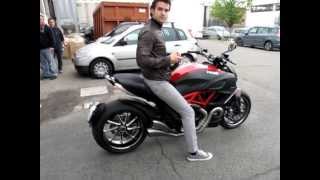 HP Corse Hydroform quotFactoryquot for Ducati Diavel first start [upl. by Harrell]