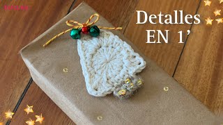 Como tejer Pinos Navideños para regalar🎄 Crochet Fácil  EliClau [upl. by Haldi]