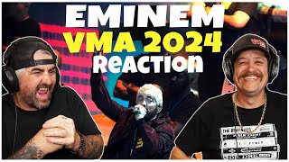 REACTION TO EMINEM LIVE AT 2024 VMAs [upl. by Natsyrt]