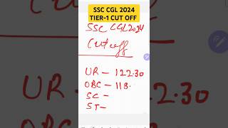 SSC CGL 2024 TIER1 CUT OFF LATEST UPDATE ANSWER KEY 2024 ssccgl sscexam answer sscanswerkey [upl. by Karlene]