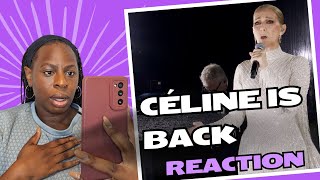 Céline Dion is back Lhymne à lamour  Olympics Opening ceremony performance  Reaction Video [upl. by Almeeta]