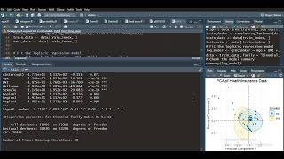 12 MachineLearning Logistic Regression Bayesian Ridge Regression PCA with PostHoc Analysis in R [upl. by Tnafni]