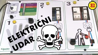 ELEKTRICNI udar  Proticanje struje kroz telo [upl. by Nylareg507]