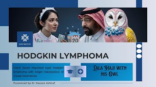 Hodgkin Lymphoma  Pathology with Visual mnemonics  Crack NRRT PG  Leukemias and Lymphomas Series [upl. by Ecallaw]