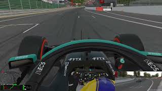 iRacing MercedesAMG F1 W12  Spa  14141 [upl. by Leeann]