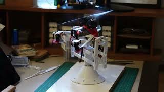 Intermeshing Quadcopter on Test Gimbal [upl. by Loutitia362]