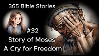 Moses Story  A cry for Freedom  365 Bible Stories 32 [upl. by Lirpa]