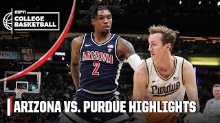 Arizona Wildcats vs Purdue Boilermakers  Full Game Highlights [upl. by Berkly]