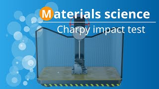 Charpy impact test Charpy Vnotch test  toughnessbrittleness testing [upl. by Rolfe]