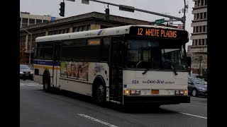 BeeLine Bus On Board Orion V 601 Route 12 Bus to White Plains [upl. by Haonam]