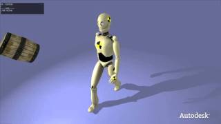 Autodesk HumanIK Demonstration [upl. by Thaine]