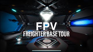 FPV freighter base tour  No Man’s Sky [upl. by Eleaffar]