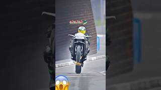 🫣😱wait for end automobile kawasakininjah2rtopspeed ninja rider yt shorts [upl. by Llyrad854]