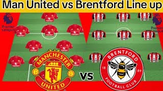 ERIK TEN HAG STAYS ✅✅  MAN UNITED VS BRENTFORD Predicted Head to Head Line up Season 20242025 [upl. by Carmina]