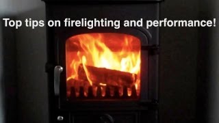 How to light the perfect fire in a wood burning stove Using my special inverted V technique [upl. by Ressan]