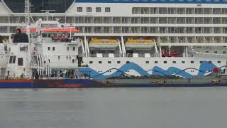 Dredger Cargo Ship Southampton [upl. by Claudy]